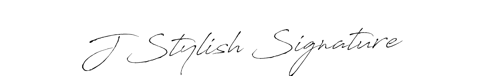 The best way (Antro_Vectra) to make a short signature is to pick only two or three words in your name. The name J Stylish Signature include a total of six letters. For converting this name. J Stylish Signature signature style 6 images and pictures png