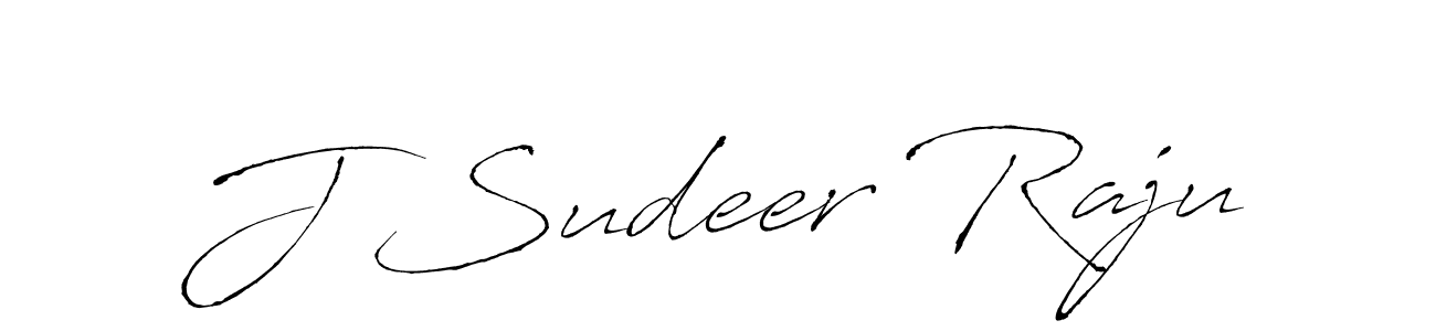 You can use this online signature creator to create a handwritten signature for the name J Sudeer Raju. This is the best online autograph maker. J Sudeer Raju signature style 6 images and pictures png