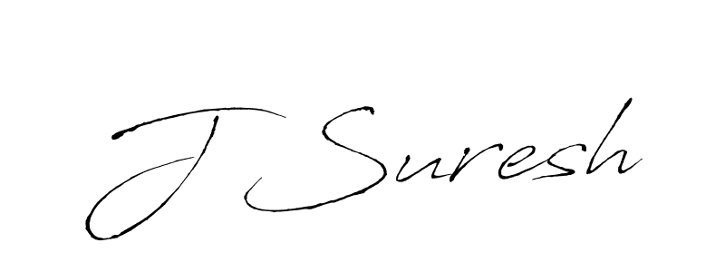 How to make J Suresh name signature. Use Antro_Vectra style for creating short signs online. This is the latest handwritten sign. J Suresh signature style 6 images and pictures png