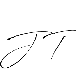 Antro_Vectra is a professional signature style that is perfect for those who want to add a touch of class to their signature. It is also a great choice for those who want to make their signature more unique. Get J T name to fancy signature for free. J T signature style 6 images and pictures png