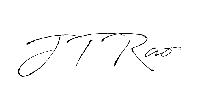 Use a signature maker to create a handwritten signature online. With this signature software, you can design (Antro_Vectra) your own signature for name J T Rao. J T Rao signature style 6 images and pictures png