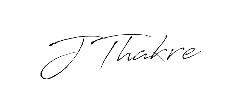 Make a beautiful signature design for name J Thakre. With this signature (Antro_Vectra) style, you can create a handwritten signature for free. J Thakre signature style 6 images and pictures png