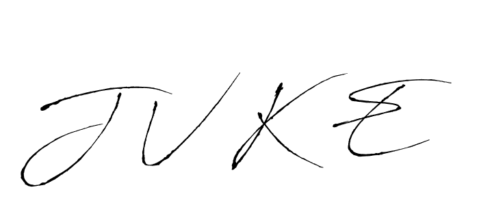 This is the best signature style for the J V K E name. Also you like these signature font (Antro_Vectra). Mix name signature. J V K E signature style 6 images and pictures png