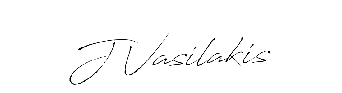 How to make J Vasilakis name signature. Use Antro_Vectra style for creating short signs online. This is the latest handwritten sign. J Vasilakis signature style 6 images and pictures png