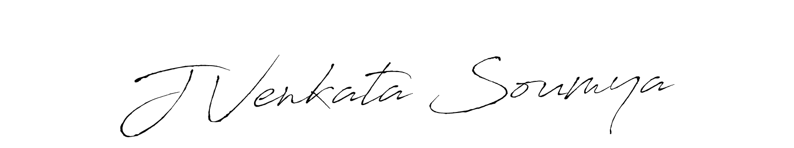 Make a beautiful signature design for name J Venkata Soumya. Use this online signature maker to create a handwritten signature for free. J Venkata Soumya signature style 6 images and pictures png