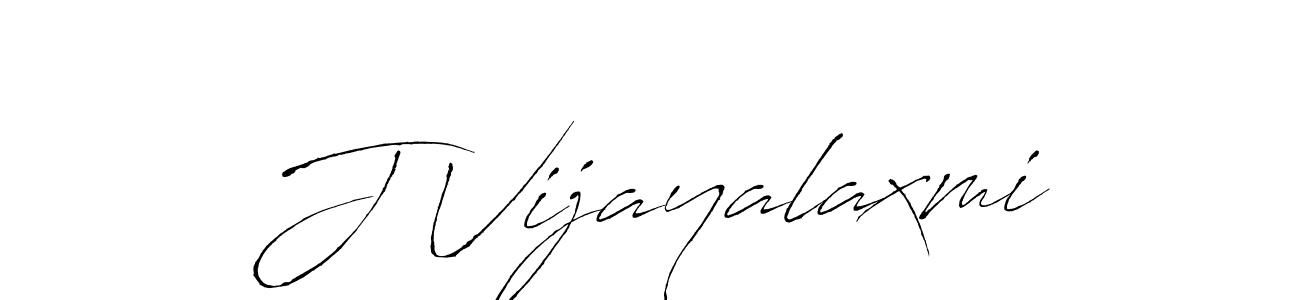 How to make J Vijayalaxmi signature? Antro_Vectra is a professional autograph style. Create handwritten signature for J Vijayalaxmi name. J Vijayalaxmi signature style 6 images and pictures png