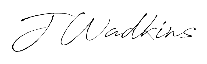 The Antro_Vectra signature style provides a bold statement for name J Wadkins. Designed for business owners, executives, and leaders. J Wadkins signature style 6 images and pictures png