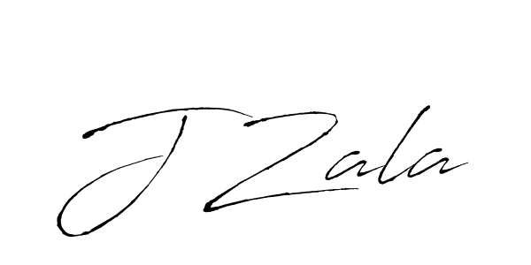 J Zala stylish signature style. Best Handwritten Sign (Antro_Vectra) for my name. Handwritten Signature Collection Ideas for my name J Zala. J Zala signature style 6 images and pictures png