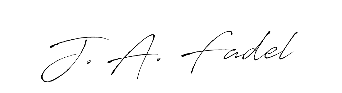 Make a beautiful signature design for name J. A. Fadel. Use this online signature maker to create a handwritten signature for free. J. A. Fadel signature style 6 images and pictures png