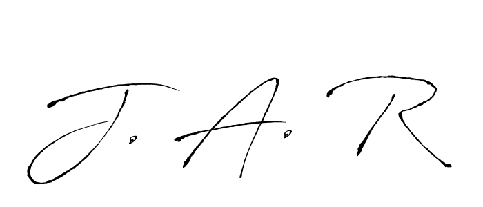 How to make J. A. R signature? Antro_Vectra is a professional autograph style. Create handwritten signature for J. A. R name. J. A. R signature style 6 images and pictures png