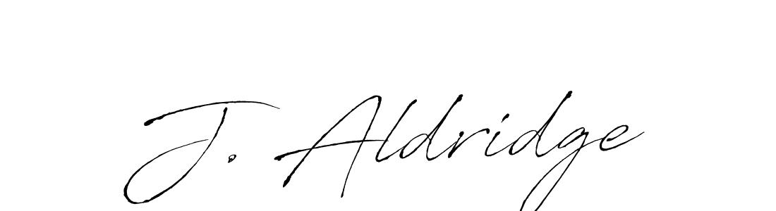 Create a beautiful signature design for name J. Aldridge. With this signature (Antro_Vectra) fonts, you can make a handwritten signature for free. J. Aldridge signature style 6 images and pictures png