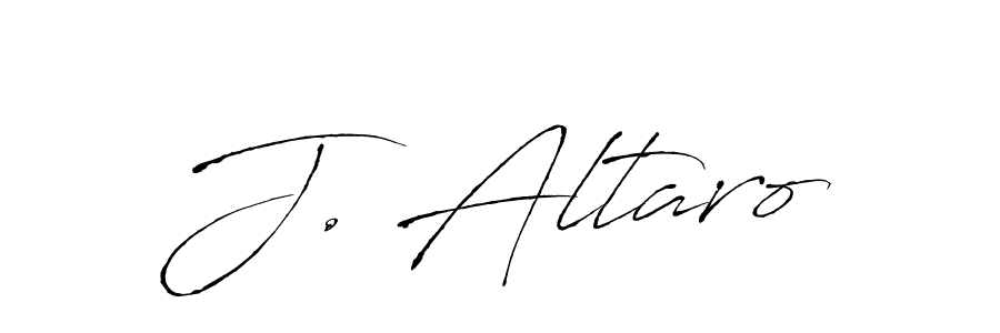 J. Altaro stylish signature style. Best Handwritten Sign (Antro_Vectra) for my name. Handwritten Signature Collection Ideas for my name J. Altaro. J. Altaro signature style 6 images and pictures png