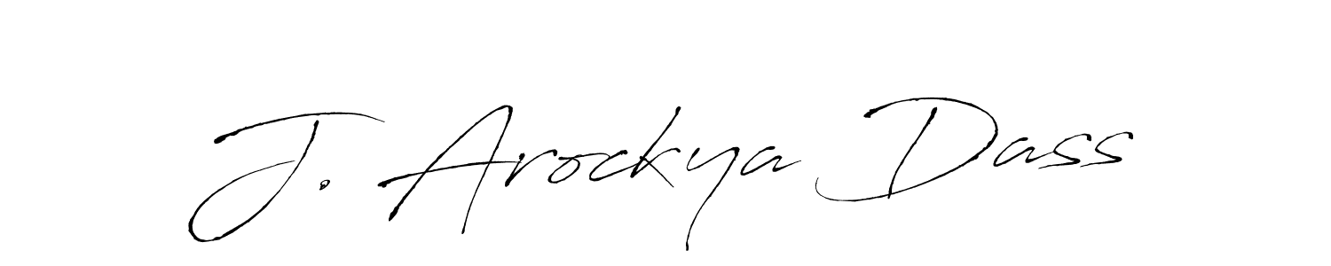 Design your own signature with our free online signature maker. With this signature software, you can create a handwritten (Antro_Vectra) signature for name J. Arockya Dass. J. Arockya Dass signature style 6 images and pictures png