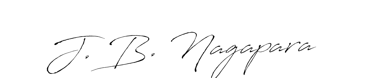 if you are searching for the best signature style for your name J. B. Nagapara. so please give up your signature search. here we have designed multiple signature styles  using Antro_Vectra. J. B. Nagapara signature style 6 images and pictures png