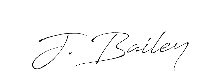 The best way (Antro_Vectra) to make a short signature is to pick only two or three words in your name. The name J. Bailey include a total of six letters. For converting this name. J. Bailey signature style 6 images and pictures png