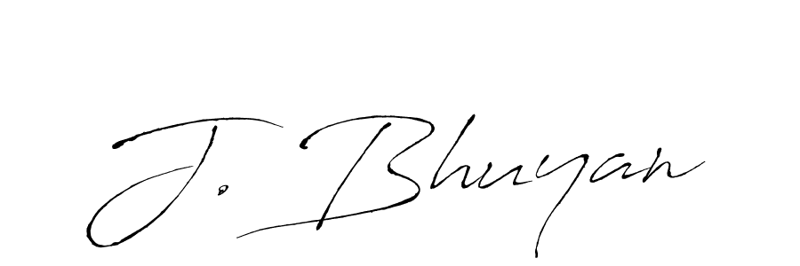 Design your own signature with our free online signature maker. With this signature software, you can create a handwritten (Antro_Vectra) signature for name J. Bhuyan. J. Bhuyan signature style 6 images and pictures png