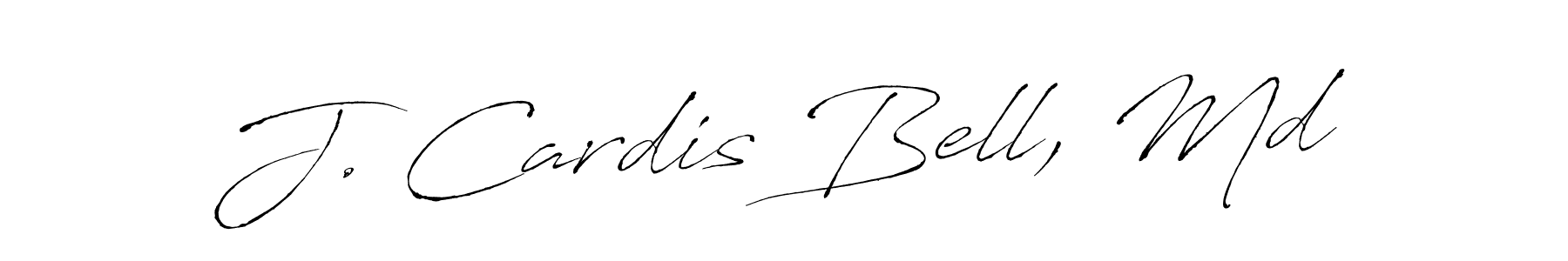 Create a beautiful signature design for name J. Cardis Bell, Md. With this signature (Antro_Vectra) fonts, you can make a handwritten signature for free. J. Cardis Bell, Md signature style 6 images and pictures png