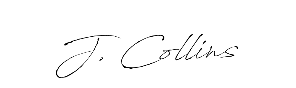 You should practise on your own different ways (Antro_Vectra) to write your name (J. Collins) in signature. don't let someone else do it for you. J. Collins signature style 6 images and pictures png