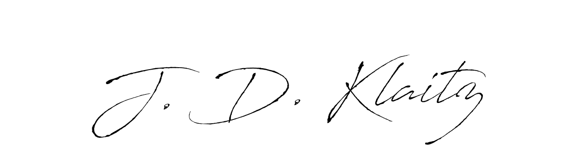 if you are searching for the best signature style for your name J. D. Klaitz. so please give up your signature search. here we have designed multiple signature styles  using Antro_Vectra. J. D. Klaitz signature style 6 images and pictures png