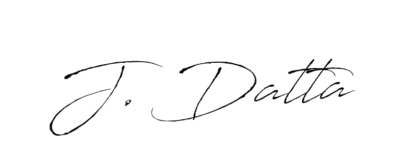 The best way (Antro_Vectra) to make a short signature is to pick only two or three words in your name. The name J. Datta include a total of six letters. For converting this name. J. Datta signature style 6 images and pictures png