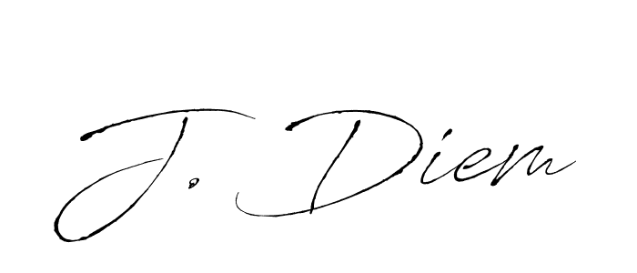 How to make J. Diem name signature. Use Antro_Vectra style for creating short signs online. This is the latest handwritten sign. J. Diem signature style 6 images and pictures png