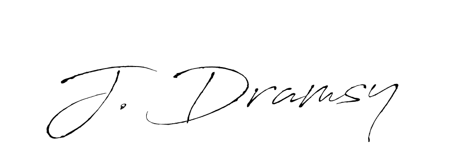 The best way (Antro_Vectra) to make a short signature is to pick only two or three words in your name. The name J. Dramsy include a total of six letters. For converting this name. J. Dramsy signature style 6 images and pictures png