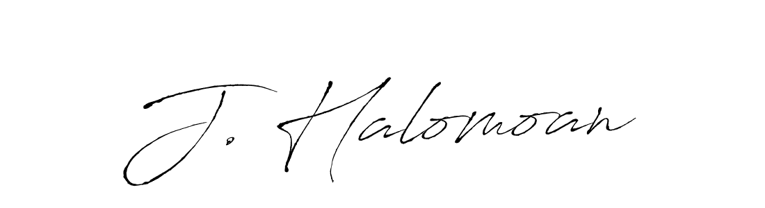 if you are searching for the best signature style for your name J. Halomoan. so please give up your signature search. here we have designed multiple signature styles  using Antro_Vectra. J. Halomoan signature style 6 images and pictures png