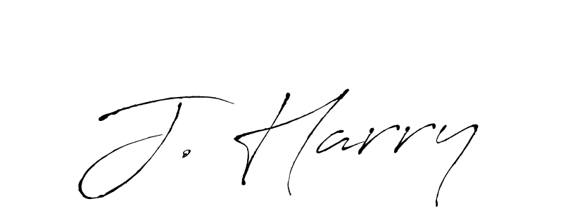 Design your own signature with our free online signature maker. With this signature software, you can create a handwritten (Antro_Vectra) signature for name J. Harry. J. Harry signature style 6 images and pictures png