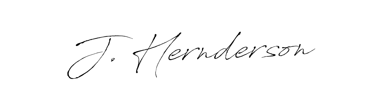 How to make J. Hernderson name signature. Use Antro_Vectra style for creating short signs online. This is the latest handwritten sign. J. Hernderson signature style 6 images and pictures png