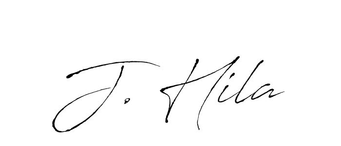 Also You can easily find your signature by using the search form. We will create J. Hila name handwritten signature images for you free of cost using Antro_Vectra sign style. J. Hila signature style 6 images and pictures png