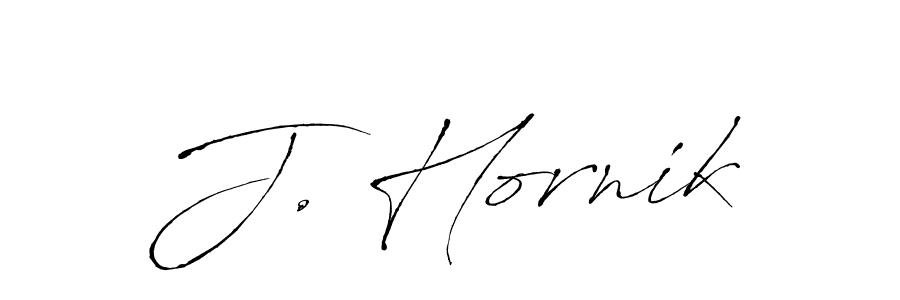 Also You can easily find your signature by using the search form. We will create J. Hornik name handwritten signature images for you free of cost using Antro_Vectra sign style. J. Hornik signature style 6 images and pictures png