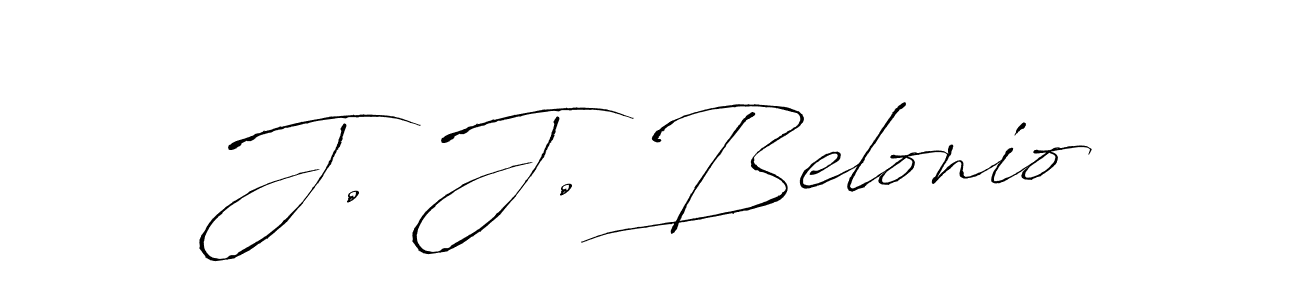 if you are searching for the best signature style for your name J. J. Belonio. so please give up your signature search. here we have designed multiple signature styles  using Antro_Vectra. J. J. Belonio signature style 6 images and pictures png