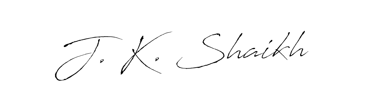 Also we have J. K. Shaikh name is the best signature style. Create professional handwritten signature collection using Antro_Vectra autograph style. J. K. Shaikh signature style 6 images and pictures png