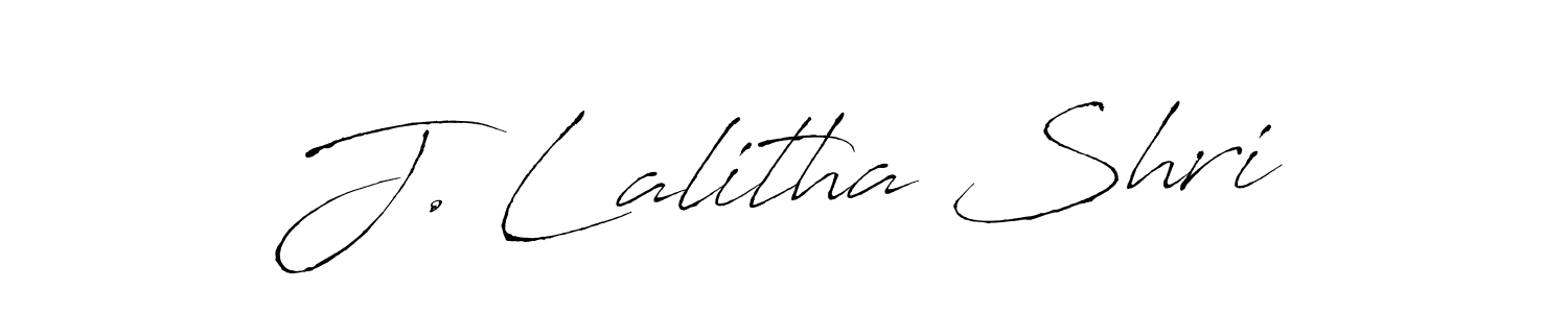 J. Lalitha Shri stylish signature style. Best Handwritten Sign (Antro_Vectra) for my name. Handwritten Signature Collection Ideas for my name J. Lalitha Shri. J. Lalitha Shri signature style 6 images and pictures png