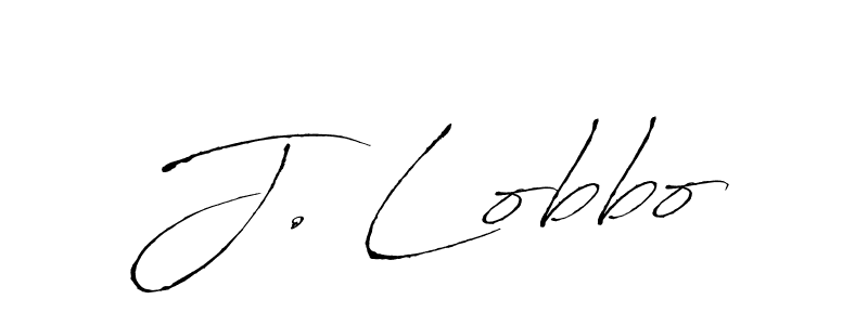 Create a beautiful signature design for name J. Lobbo. With this signature (Antro_Vectra) fonts, you can make a handwritten signature for free. J. Lobbo signature style 6 images and pictures png