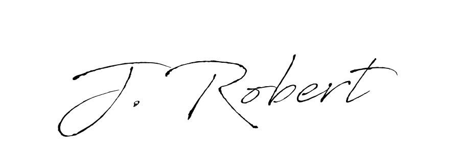Create a beautiful signature design for name J. Robert. With this signature (Antro_Vectra) fonts, you can make a handwritten signature for free. J. Robert signature style 6 images and pictures png