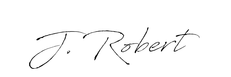 Design your own signature with our free online signature maker. With this signature software, you can create a handwritten (Antro_Vectra) signature for name J. Robert. J. Robert signature style 6 images and pictures png