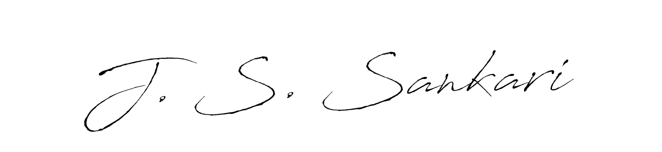 Make a beautiful signature design for name J. S. Sankari. Use this online signature maker to create a handwritten signature for free. J. S. Sankari signature style 6 images and pictures png