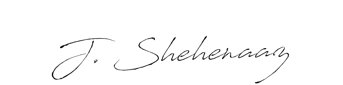 Design your own signature with our free online signature maker. With this signature software, you can create a handwritten (Antro_Vectra) signature for name J. Shehenaaz. J. Shehenaaz signature style 6 images and pictures png