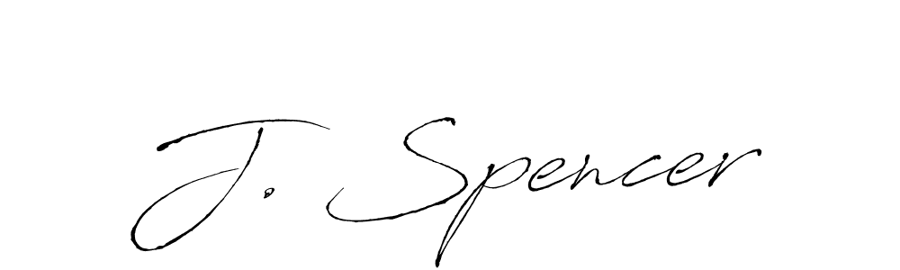 Make a beautiful signature design for name J. Spencer. With this signature (Antro_Vectra) style, you can create a handwritten signature for free. J. Spencer signature style 6 images and pictures png