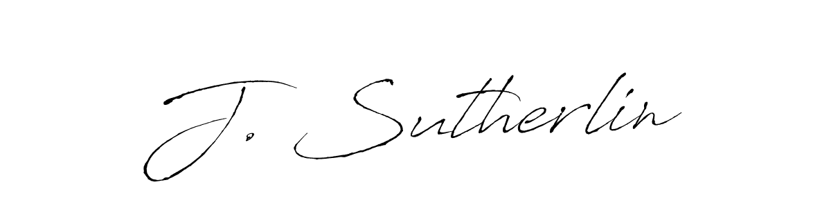 Design your own signature with our free online signature maker. With this signature software, you can create a handwritten (Antro_Vectra) signature for name J. Sutherlin. J. Sutherlin signature style 6 images and pictures png