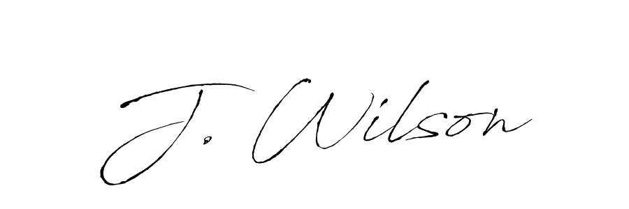 Antro_Vectra is a professional signature style that is perfect for those who want to add a touch of class to their signature. It is also a great choice for those who want to make their signature more unique. Get J. Wilson name to fancy signature for free. J. Wilson signature style 6 images and pictures png