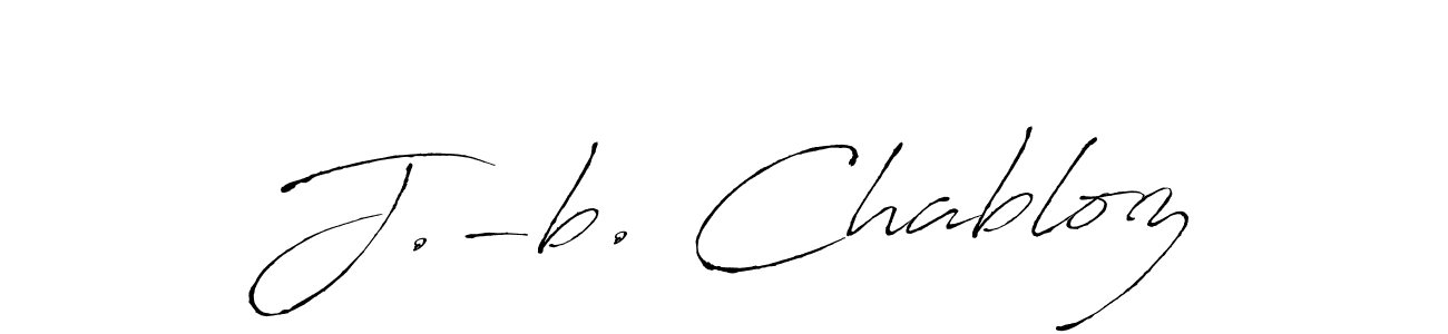 Design your own signature with our free online signature maker. With this signature software, you can create a handwritten (Antro_Vectra) signature for name J.-b. Chabloz. J.-b. Chabloz signature style 6 images and pictures png