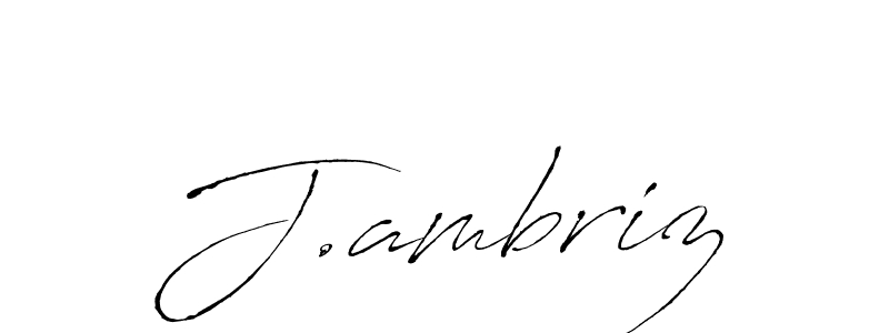 How to make J.ambriz signature? Antro_Vectra is a professional autograph style. Create handwritten signature for J.ambriz name. J.ambriz signature style 6 images and pictures png