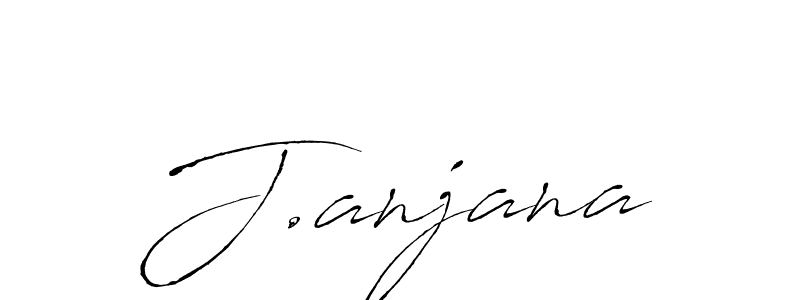 How to make J.anjana signature? Antro_Vectra is a professional autograph style. Create handwritten signature for J.anjana name. J.anjana signature style 6 images and pictures png