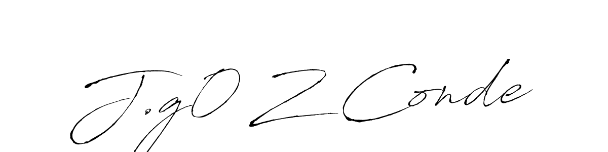 J.g0 Z Conde stylish signature style. Best Handwritten Sign (Antro_Vectra) for my name. Handwritten Signature Collection Ideas for my name J.g0 Z Conde. J.g0 Z Conde signature style 6 images and pictures png