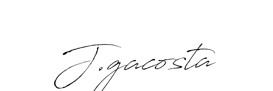 Also we have J.gacosta name is the best signature style. Create professional handwritten signature collection using Antro_Vectra autograph style. J.gacosta signature style 6 images and pictures png