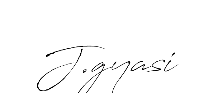 J.gyasi stylish signature style. Best Handwritten Sign (Antro_Vectra) for my name. Handwritten Signature Collection Ideas for my name J.gyasi. J.gyasi signature style 6 images and pictures png