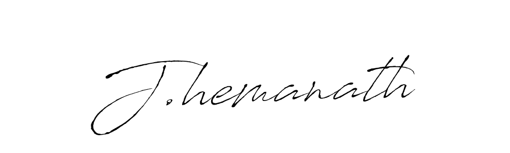 How to Draw J.hemanath signature style? Antro_Vectra is a latest design signature styles for name J.hemanath. J.hemanath signature style 6 images and pictures png