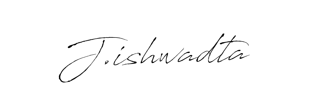 if you are searching for the best signature style for your name J.ishwadta. so please give up your signature search. here we have designed multiple signature styles  using Antro_Vectra. J.ishwadta signature style 6 images and pictures png